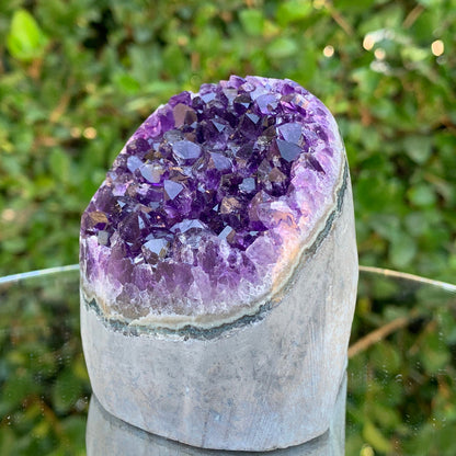 466g 7x7x7cm Purple Amethyst Geode from Uruguay