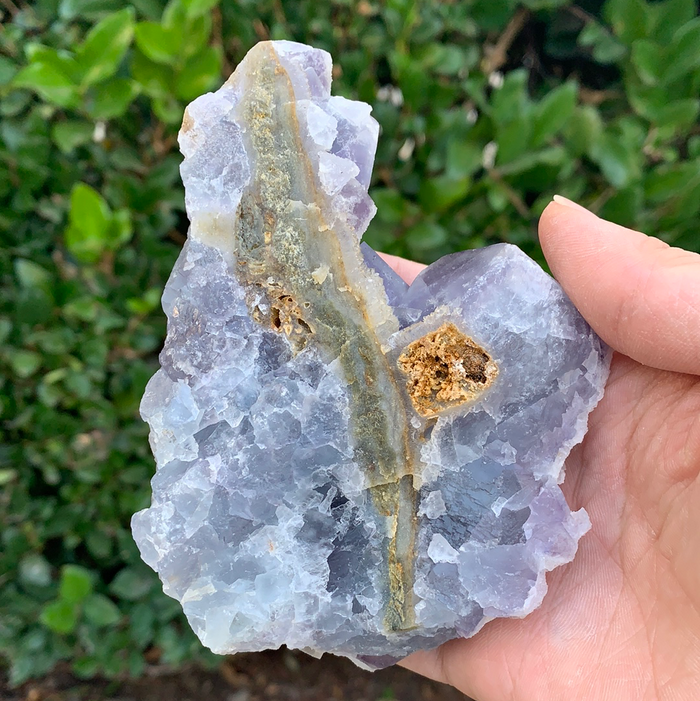 480g 12x11x5cm Purple Manaoshan Fluorite from China