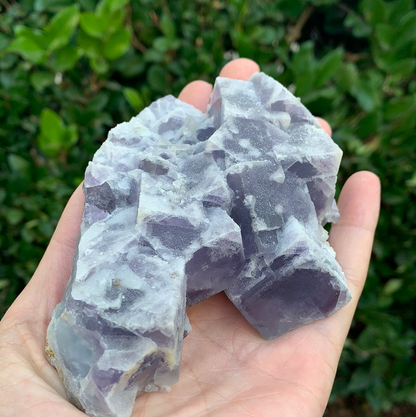 480g 12x11x5cm Purple Manaoshan Fluorite from China