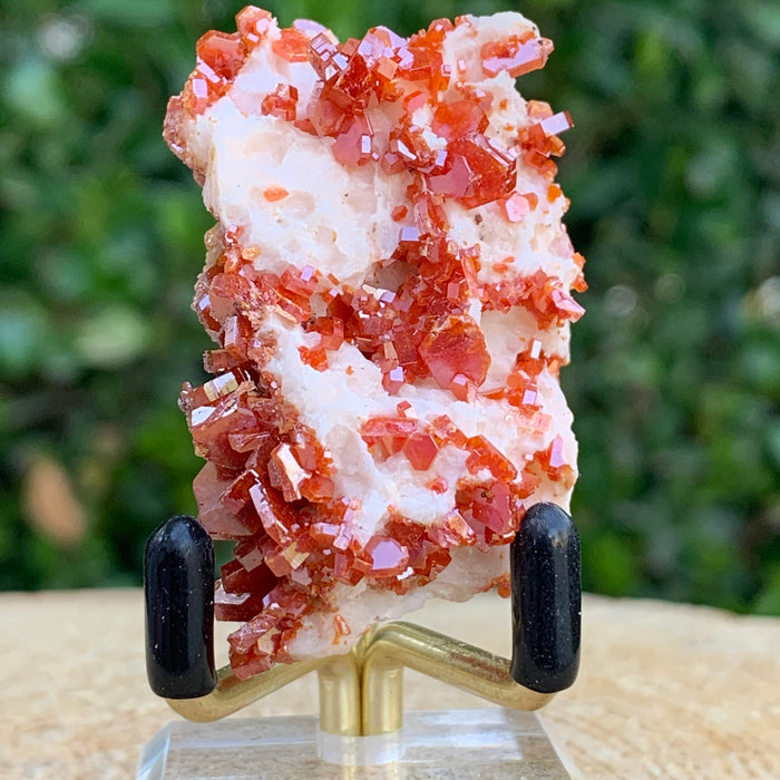 48.5g 5x3x2.5cm Shiny Red Vanadinite from Morocco