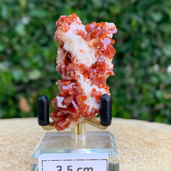 48.5g 5x3x2.5cm Shiny Red Vanadinite from Morocco