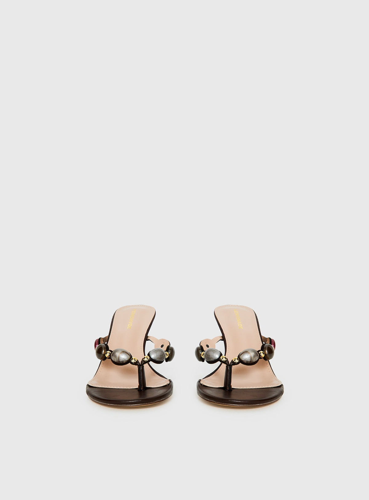 Nina Bead Heels Chocolate