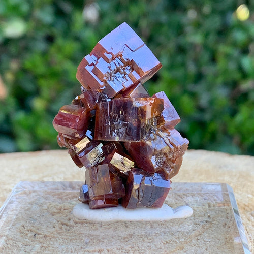 52.5g 4x3x1.5cm Red Vanadinite Nugget from Morocco