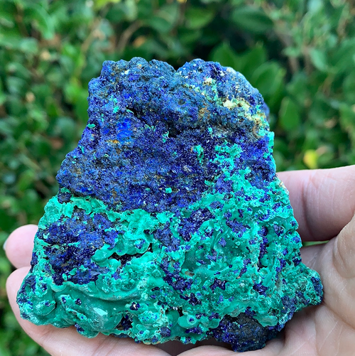 534g 8x7x7cm Blue Azurite from Laos