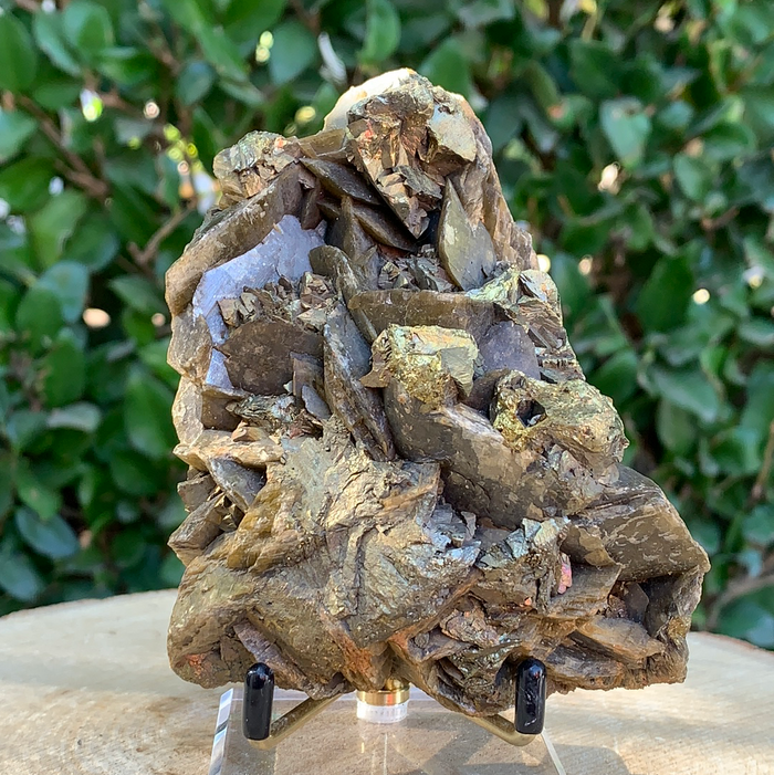 638g 10x9x5cm Brown Siderite from China