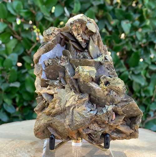 638g 10x9x5cm Brown Siderite from China