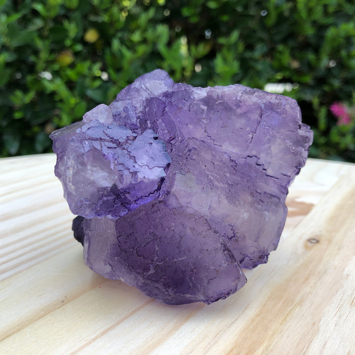 676g 10x10x10cm Purple Fluorite from China
