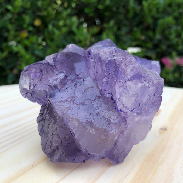 676g 10x10x10cm Purple Fluorite from China