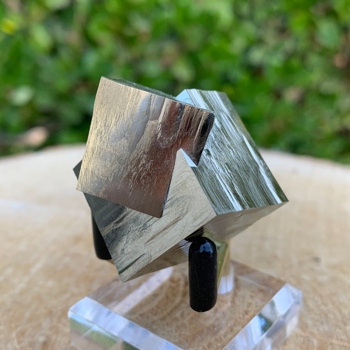 67.6g 4x3x3cm Intergrown Gold Spanish Pyrite from Spain