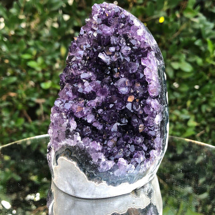 692g 8x8x11cm Purple Amethyst Geode from Uruguay