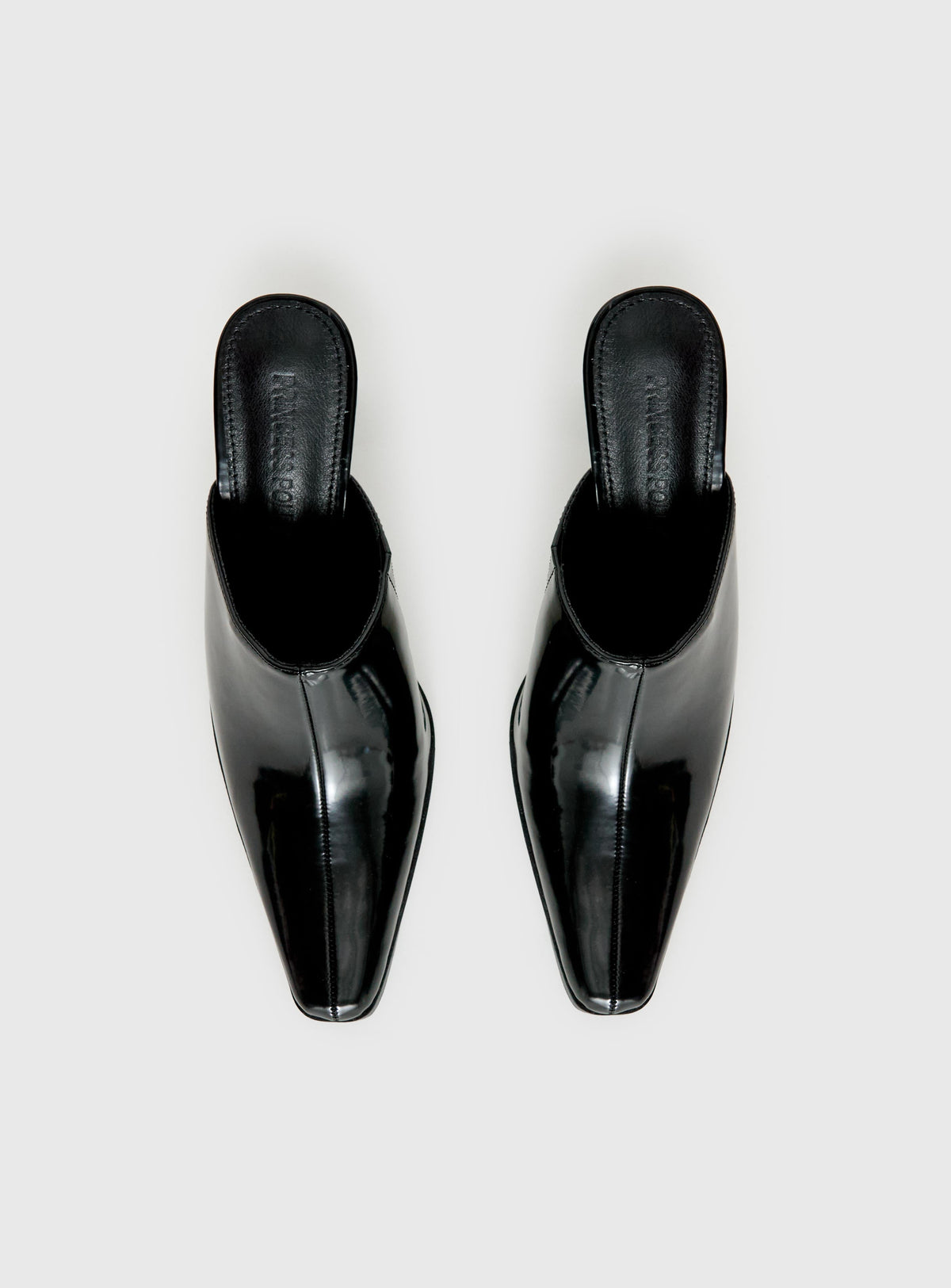 Hania Slip On Closed Toe Heels Black