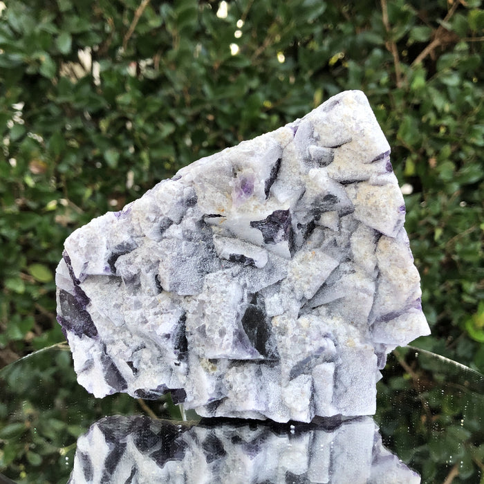 708g 12x11x5cm Lavander Purple Fluorite  from China