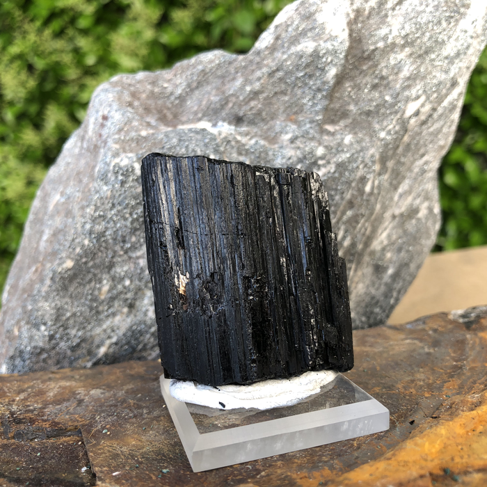 74g 6x5x2cm Black Black Tourmaline from Pakistan
