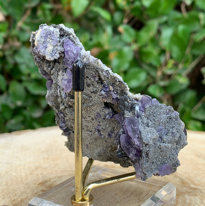76g 9x7x4cm Purple Tanzanite Fluorite from China