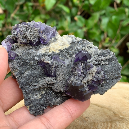 76g 9x7x4cm Purple Tanzanite Fluorite from China