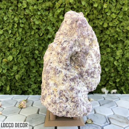 774g 7x8x14cm Lavender Purple Lepidolite from Brazil