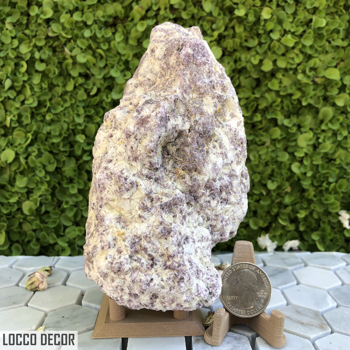774g 7x8x14cm Lavender Purple Lepidolite from Brazil