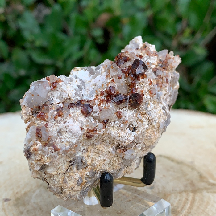 86g 8x5x4cm Orange Spessartine Garnet from China