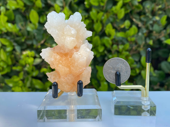90g 7x6x5cm Orange Stalatite Stalagmite Calcite from United States