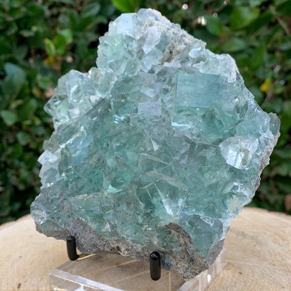 920g 14x14x7cm Clear Yaogangxian Fluorite from China