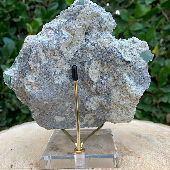 920g 14x14x7cm Clear Yaogangxian Fluorite from China