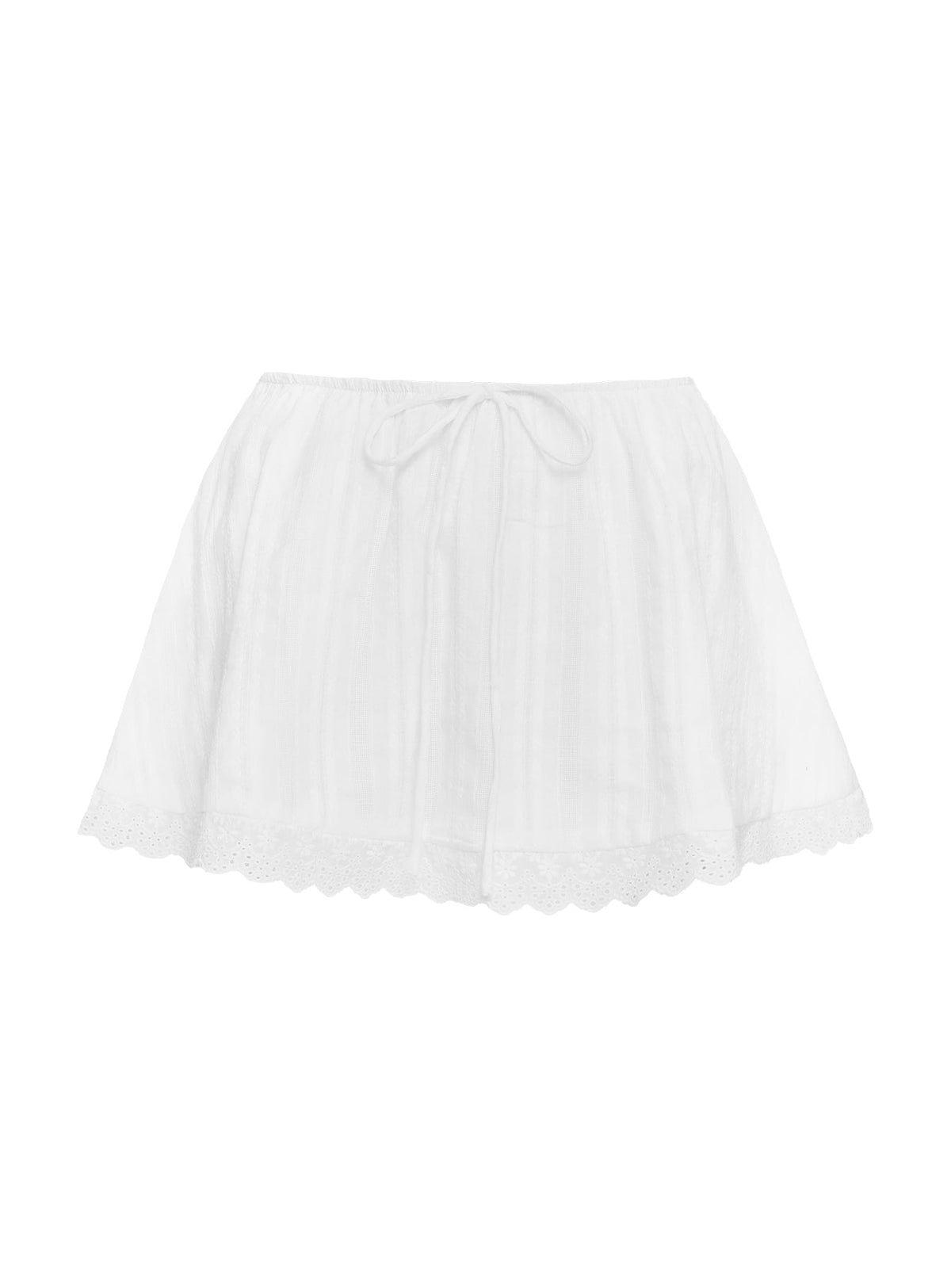 Elisabete Mini Skirt White