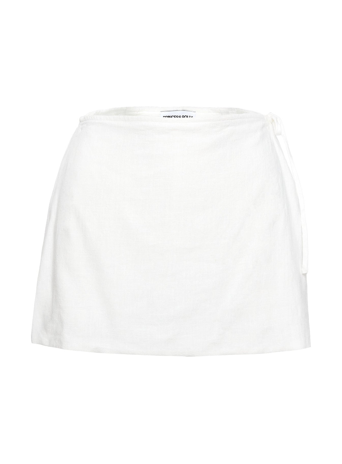 Gulliver Tie Side Mini Skort White Petite
