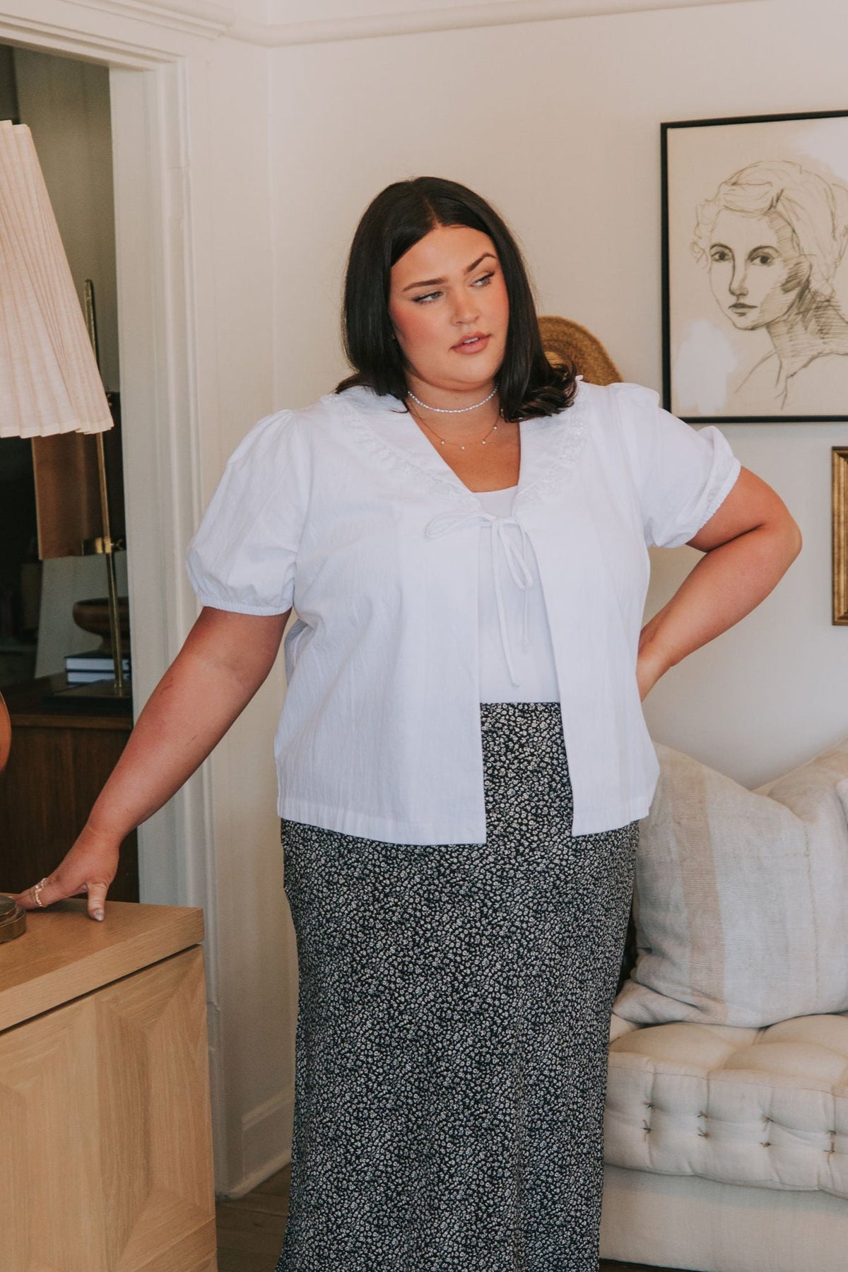 PLUS SIZE - Front Row Chic Top