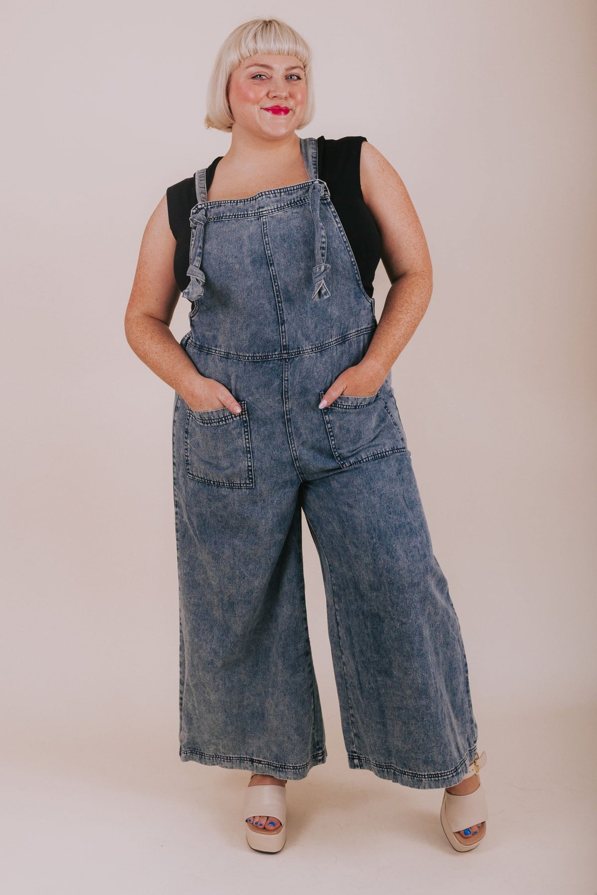 PLUS SIZE - Just Another Day Overalls