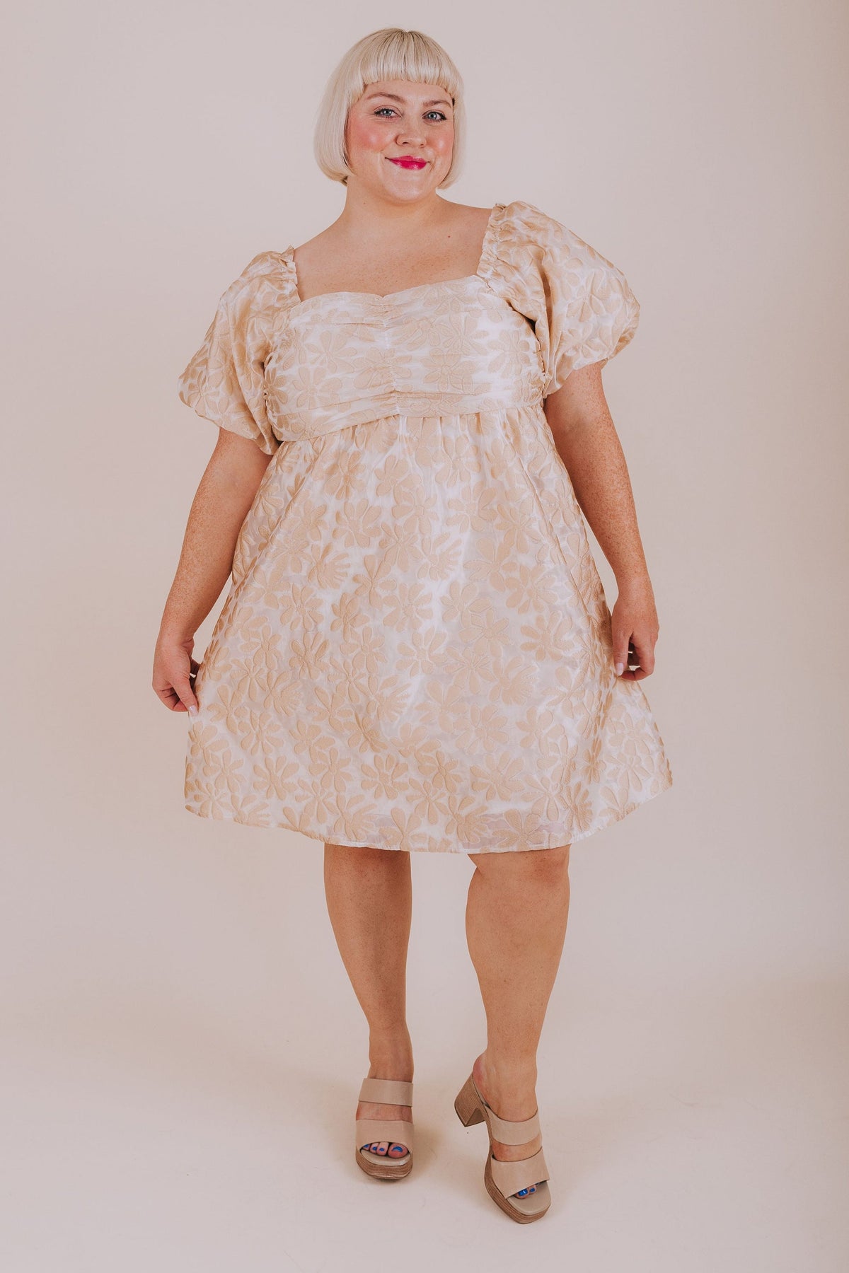 PLUS SIZE - Golden Sunrise Dress