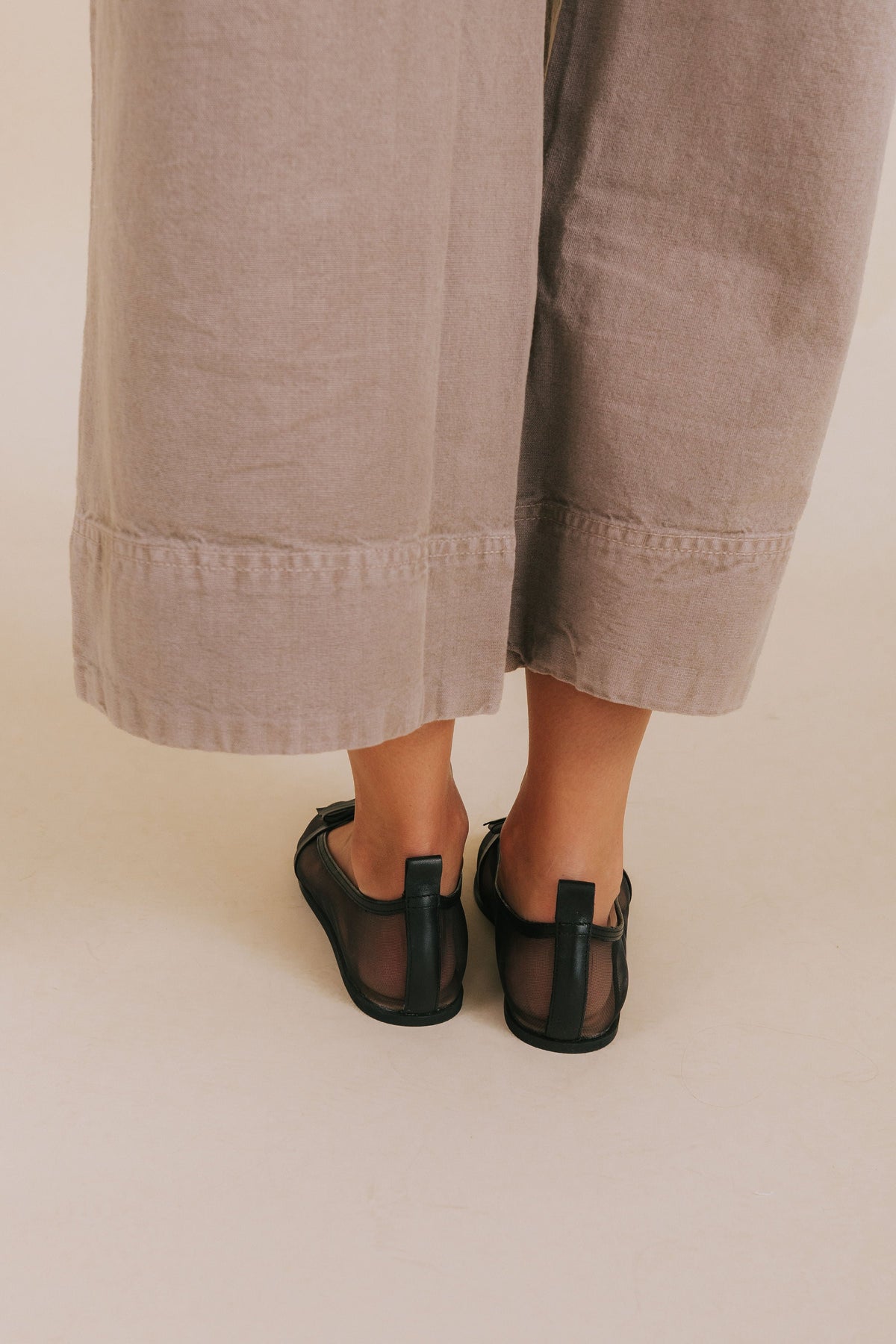FREE PEOPLE - Mesh Mania Bow Flats
