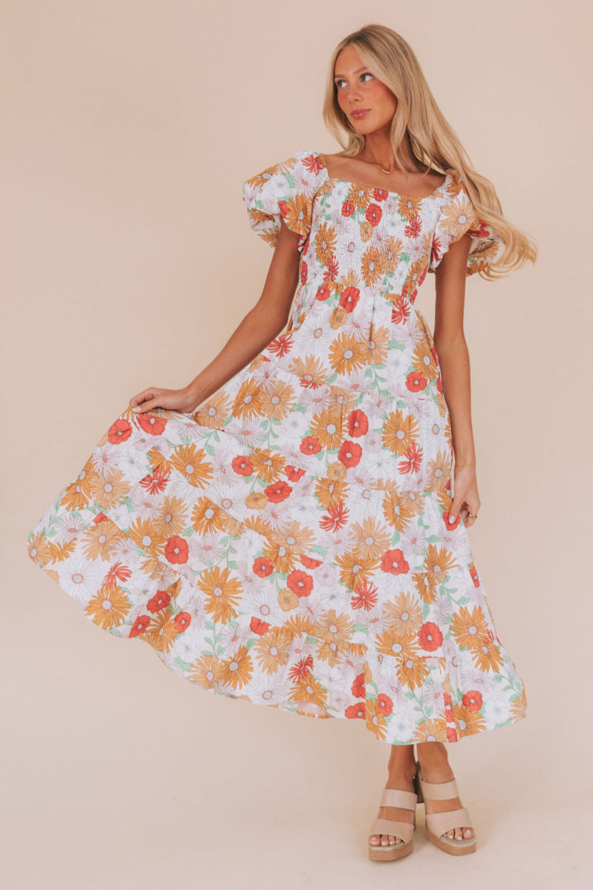 Flowing Flowers Dress