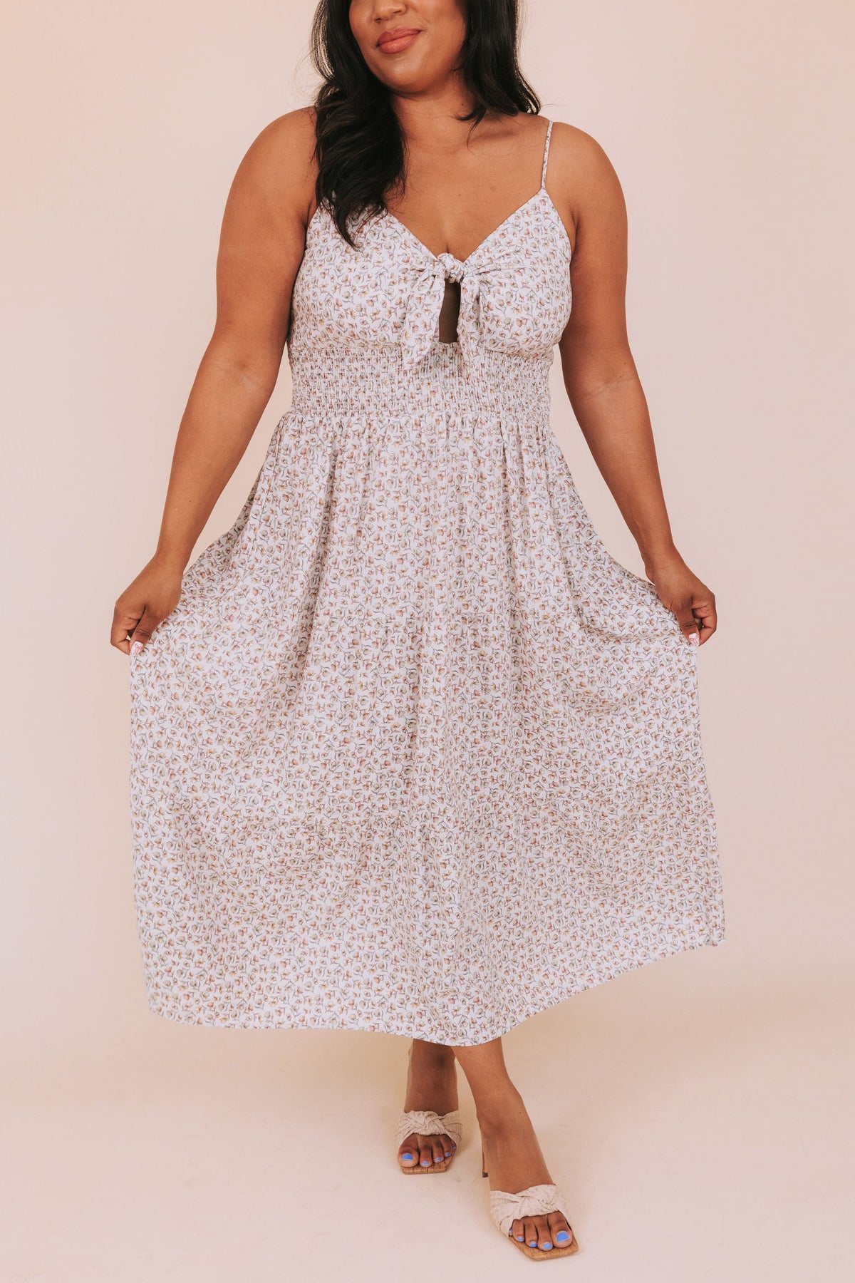 PLUS SIZE - Stay Awhile Dress