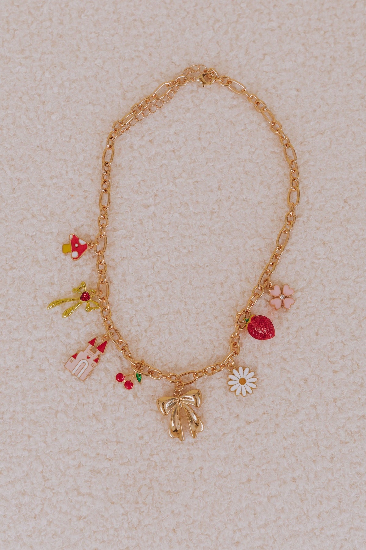 Princess Peach Charm Necklace - 2 Colors!