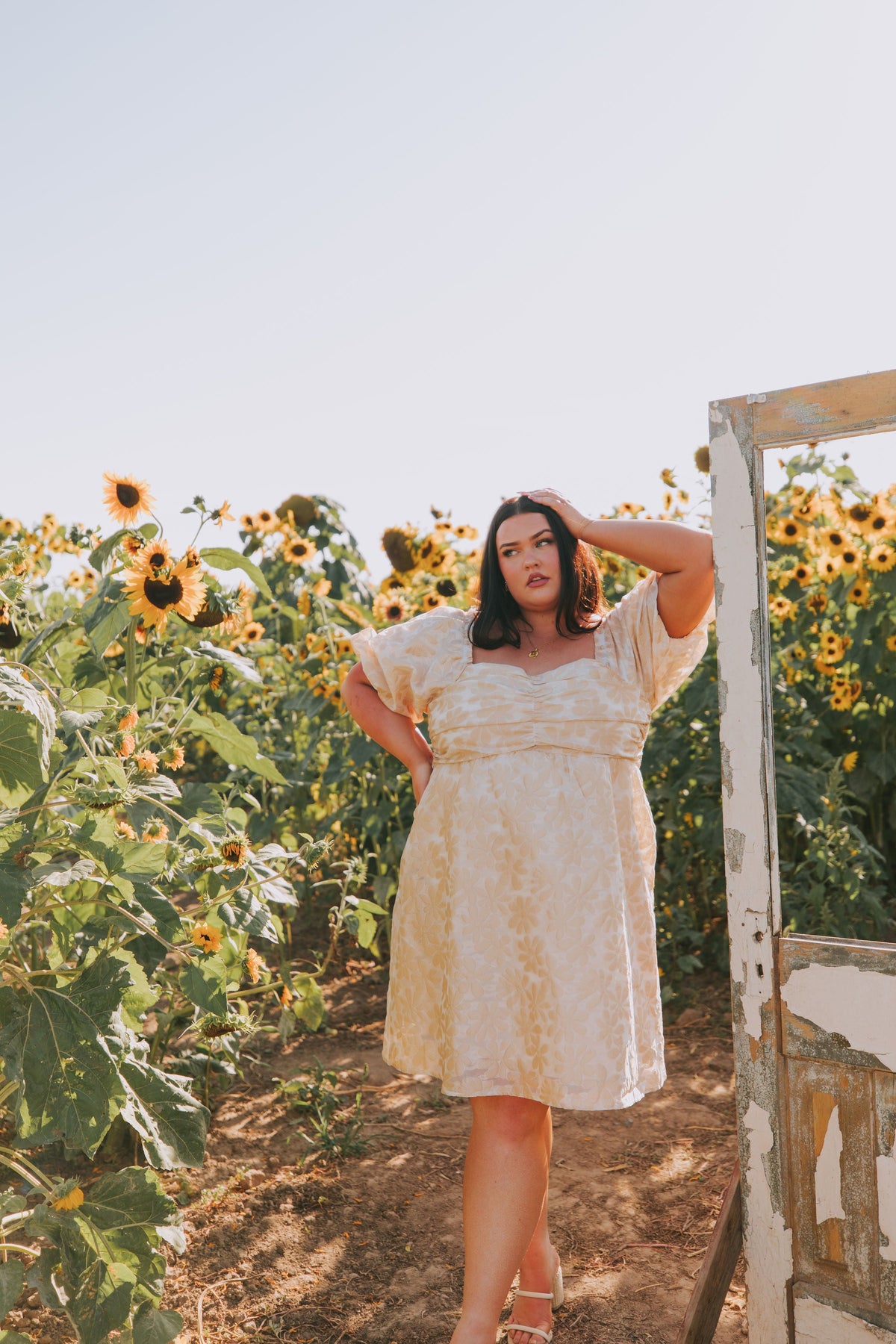 PLUS SIZE - Golden Sunrise Dress