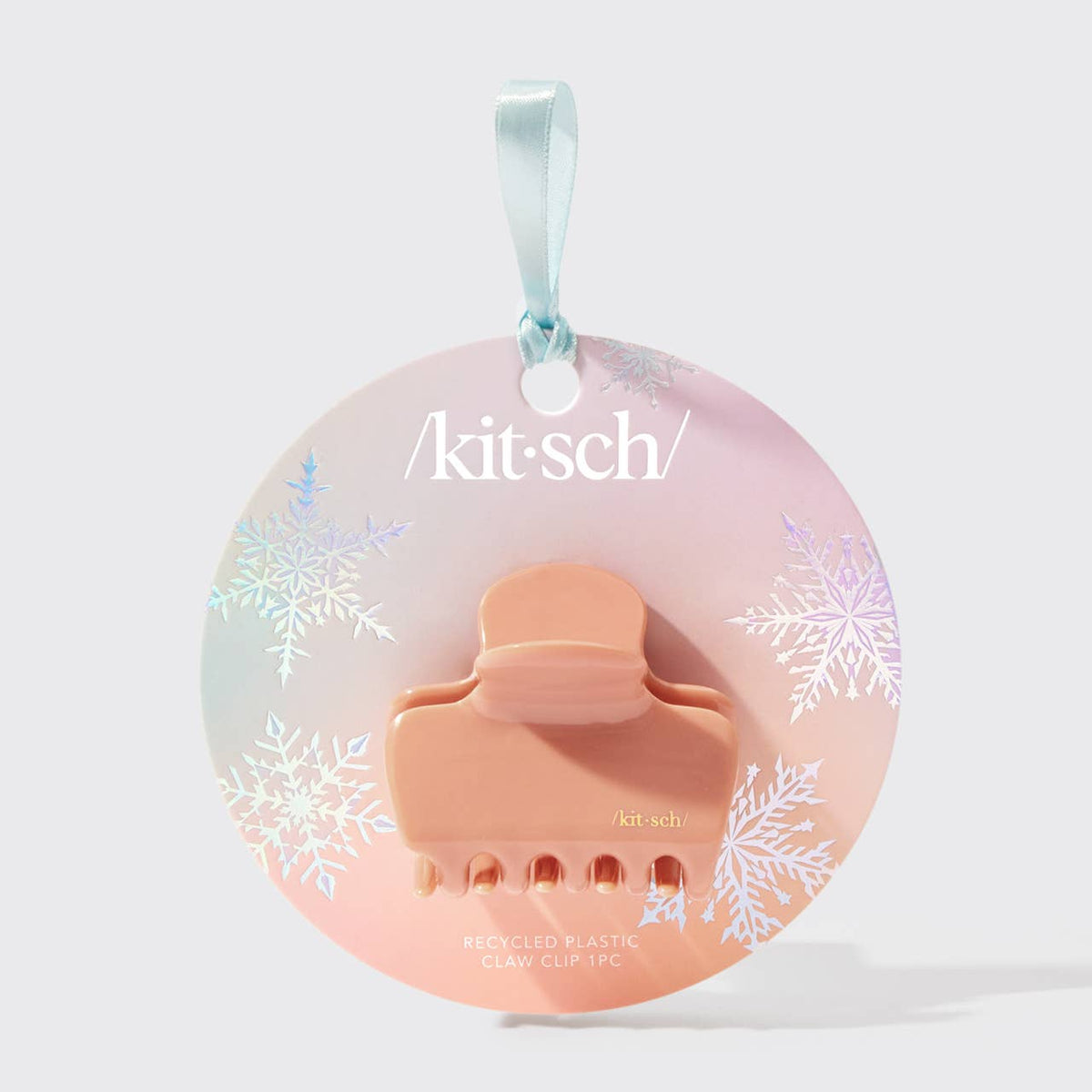 KITSCH - Holiday Recycled Plastic Claw Clip 1pc - Rosewood