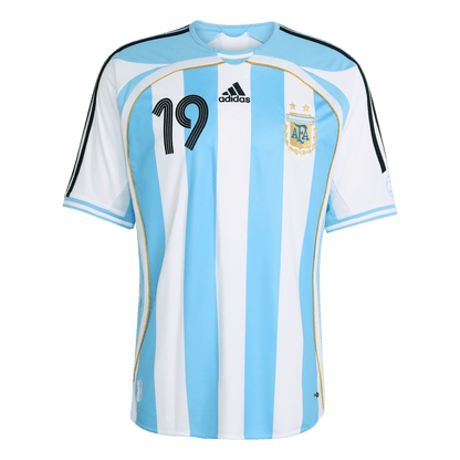 Argentina Home Jersey 2006 Messi | Light Blue / White | Men's