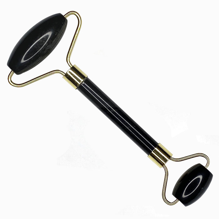 Black Agate Massage Roller Design 1 - Locco Decor