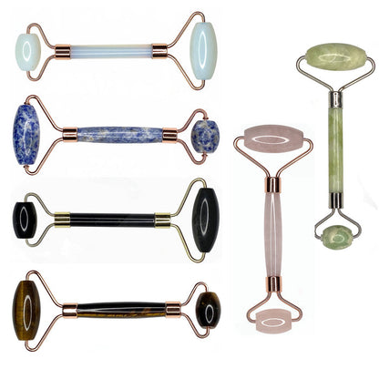 Black Agate Massage Roller Design 1 - Locco Decor