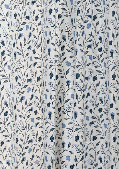 Blue Ruby Cotton Fabric - Powder Blue