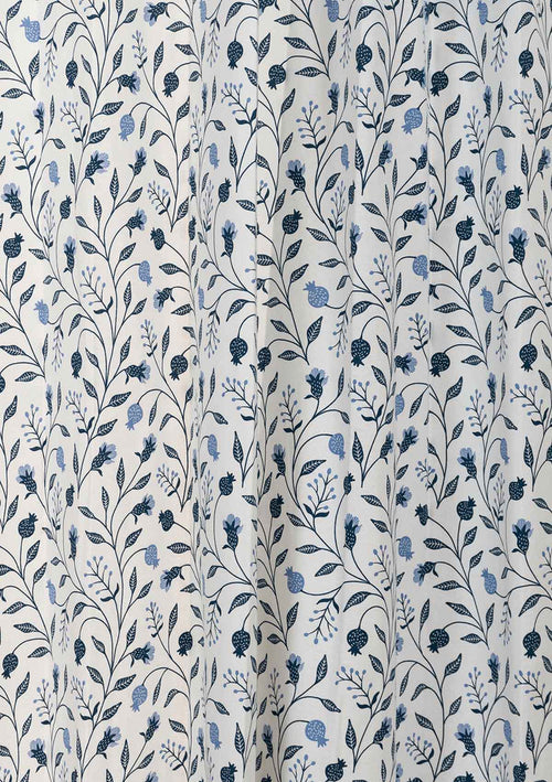 Blue Ruby Cotton Fabric - Powder Blue