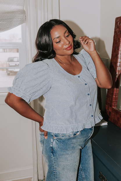 PLUS SIZE - Along The Boardwalk Top