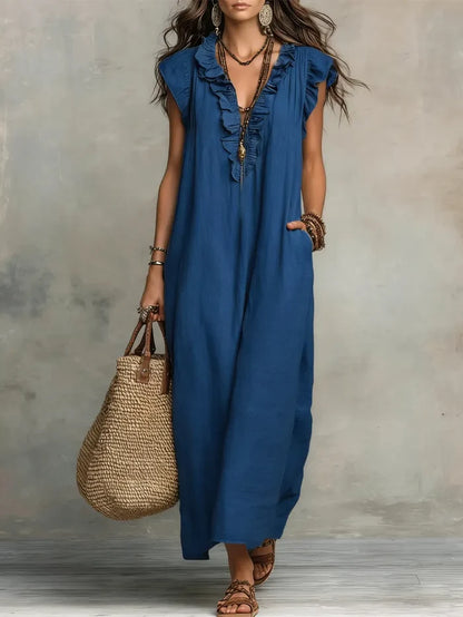 Camélia | Long Fluid Bohemian Dress