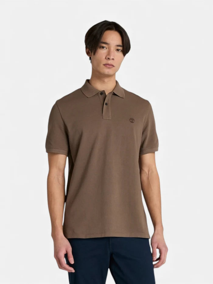 Chomba Timberland Oyster River Chest Logo Chocolate