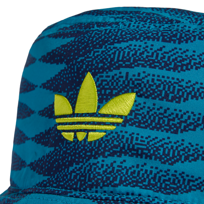 adidas Colombia 26 Bucket Hat | Mystery Petrol / Team Navy Blue / Solar Yellow