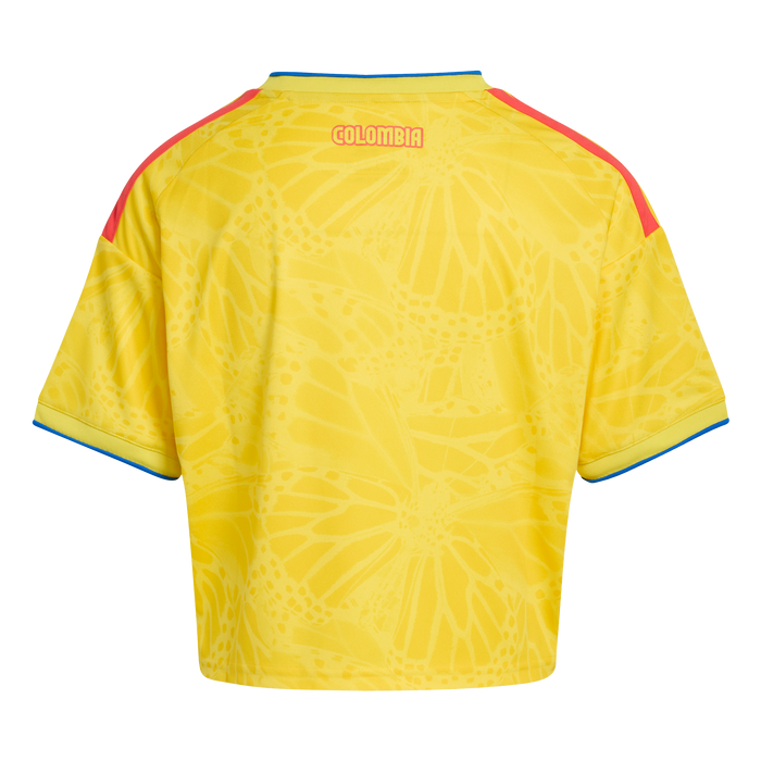 adidas Colombia 26 Home Cropped Jersey | Impact Yellow | Women's
