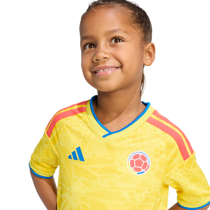adidas Colombia 26 Home Mini Kit | Yellow / Royal Blue | Kid's