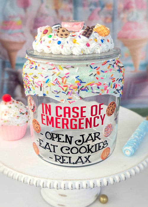 Cookie Jar - In Case of Emergency