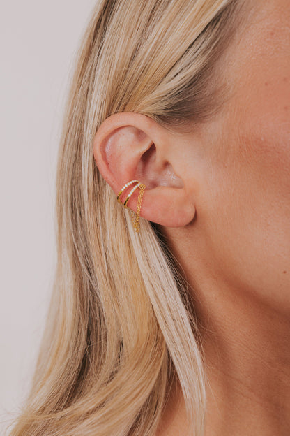 Fascinated Ear Cuff - 925 Sterling Silver