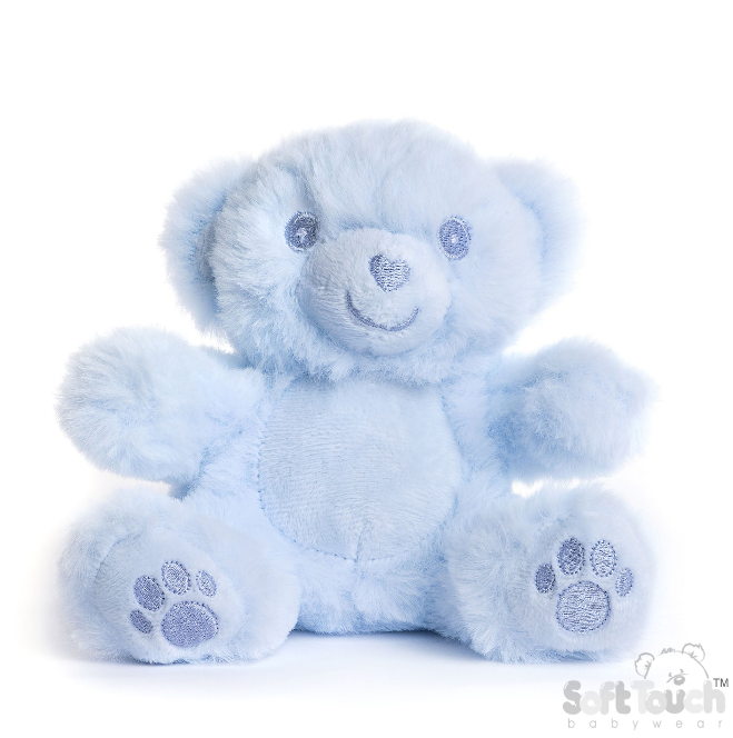 Eco Recycled Teddy Bear - Blue (PK6) EST60b